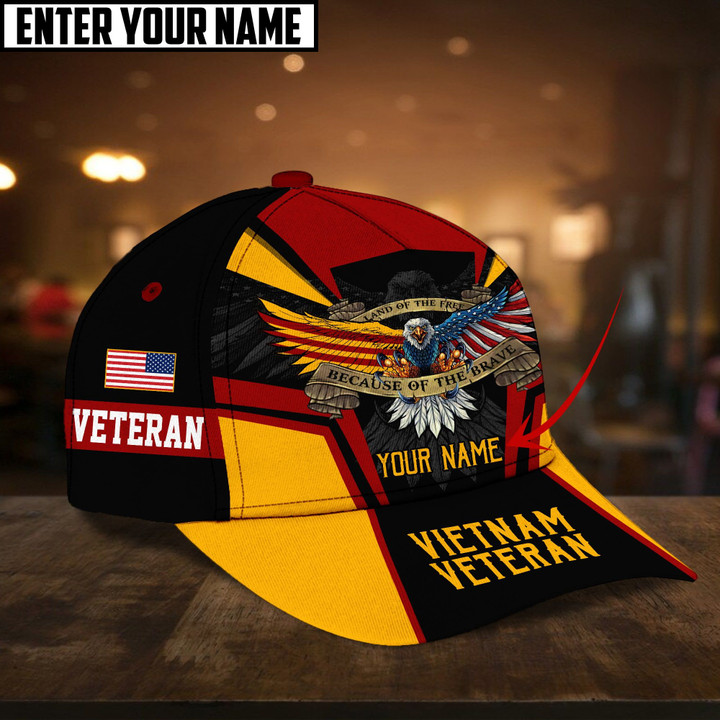 Personalized Premium Veteran Viet Nam Skull Cap PVC071006