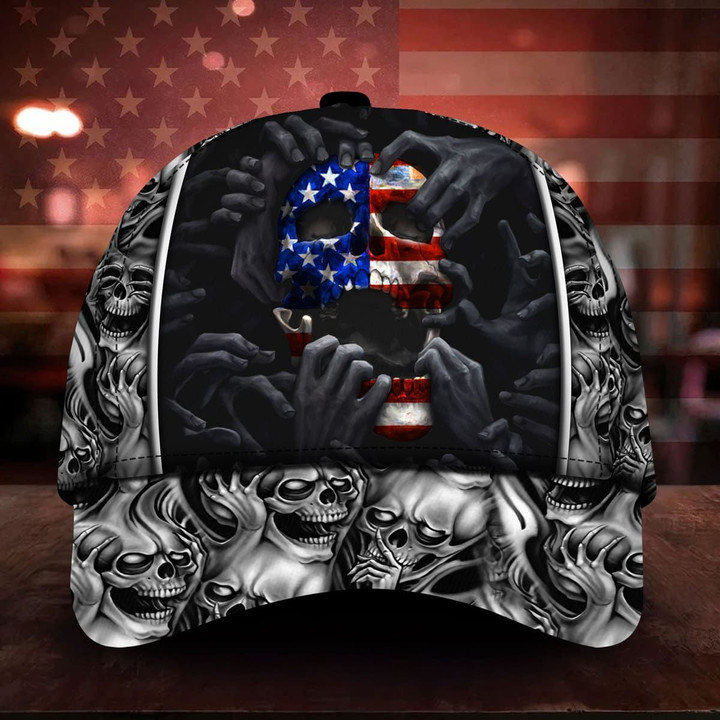 Premium US Skull Cap Patriotic | Ziror