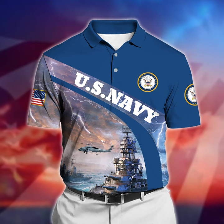 Premium U.S Navy Veteran Polo Shirt PVC230301