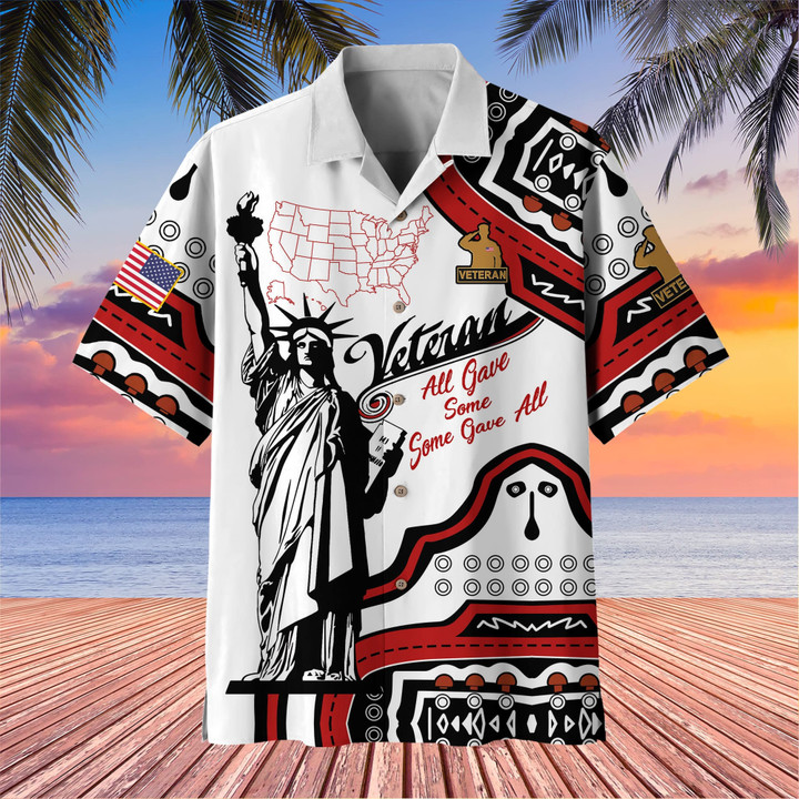 Unique U.S Veteran Hawaii Shirt PVC010601