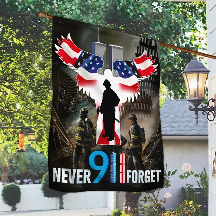 Premium September 11 Attacks Never Forget Flag PVC130715