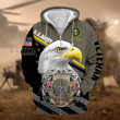 Premium Multiple US Military Services Veteran Zip Hoodie PVC291101