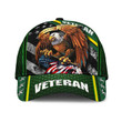 The Best Eagle Veteran Cap 3D Green