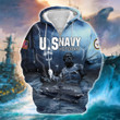 Premium U.S. Navy Veteran Zip Hoodie PVC210201