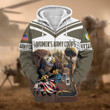 Premium Women's Army Corps Zip Hoodie APVC131010