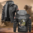 Premium I Support Veteran Leather Jacket APVC161012