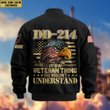 Premium Custom US Navy Veteran Bomber Jacket VPVC803802, Gifts For US Navy Veteran, Gifts On Father's Day, Veterans Day.