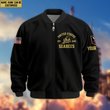 Premium Custom US Seabees Bomber Jacket VPVC804109, Gifts For Seabees Veteran, Gifts On Father's Day, Veterans Day.