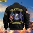 Premium Custom US Seabees Bomber Jacket VPVC804109, Gifts For Seabees Veteran, Gifts On Father's Day, Veterans Day.