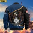 Premium Custom US Navy Veteran Bomber Jacket VPVC806502, Gifts For US Navy Veteran, Gifts On Father's Day, Veterans Day.