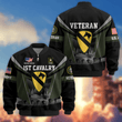 Premium Custom 1st Cavalry Division Bomber Jacket VPVC800261, Waterproof Windbreaker Coat, Army Veteran Gift, Veterans Day Gift.