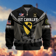 Premium Custom 1st Cavalry Division Bomber Jacket VPVC800262, Waterproof Windbreaker Coat, Army Veteran Gift, Veterans Day Gift.