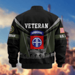 Premium Custom 82nd Airborne Bomber Jacket VPVC800263, Waterproof Windbreaker Coat, Army Veteran Gift, Veterans Day Gift.