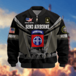 Premium Custom 82nd Airborne Bomber Jacket VPVC800264, Waterproof Windbreaker Coat, Army Veteran Gift, Veterans Day Gift.