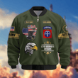 Premium Custom 82nd Airborne Bomber Jacket VPVC800273, Waterproof Windbreaker Coat, Army Veteran Gift, Veterans Day Gift.