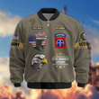 Premium Custom 82nd Airborne Bomber Jacket VPVC800274, Waterproof Windbreaker Coat, Army Veteran Gift, Veterans Day Gift.