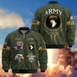 Premium Custom 101st Airborne Bomber Jacket VPVC800275, Waterproof Windbreaker Coat, Army Veteran Gift, Veterans Day Gift.