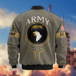 Premium Custom 101st Airborne Bomber Jacket VPVC800276, Waterproof Windbreaker Coat, Army Veteran Gift, Veterans Day Gift.