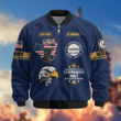 Premium Custom US Submarine Bomber Jacket VPVC800277, Waterproof Windbreaker Coat, Navy Veteran Gift, Veterans Day Gift.