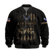 Premium Custom USAF Bomber Jacket VPVC811064, Waterproof Windbreaker Coat, Air Force Veteran Gift, Veterans Day Gift.