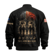 Premium Custom USCG Bomber Jacket VPVC811065, Waterproof Windbreaker Coat, Coast Guard Veteran Gift, Veterans Day Gift.