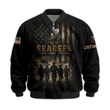 Premium Custom US Seabees Bomber Jacket VPVC811069, Waterproof Windbreaker Coat, Seabees Veteran Gift, Veterans Day Gift.