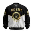 Premium Custom US Navy Veteran Bomber Jacket VPVC811262, Waterproof Windbreaker Coat, Navy Veteran Gift, Veterans Day Gift.