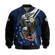 Premium Custom US Navy Veteran Bomber Jacket VPVC811502, Waterproof Windbreaker Coat, Navy Veteran Gift, Veterans Day Gift.