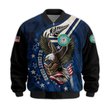 Premium Custom USCG Veteran Bomber Jacket VPVC811505, Waterproof Windbreaker Coat, Coast Guard Veteran Gift, Veterans Day Gift.