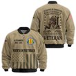 Premium Custom Vietnam Veteran Bomber Jacket VPVC811516, Waterproof Windbreaker Coat, Vietnam Veteran Gift, Veterans Day Gift.