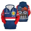 Premium Custom Vietnam Veteran Zip Up Hoodie VPVC609536, Gifts For Vietnam Veteran, Gifts For Veterans Day.