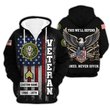 Premium Custom US Army Zip Up Hoodie VPVC609551, Gifts For Army Veteran, Gifts For Veterans Day.