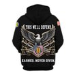 Premium Custom Vietnam Veteran Zip Up Hoodie VPVC609556, Gifts For Vietnam Veteran, Gifts For Veterans Day.
