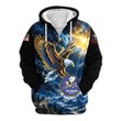 Premium Custom US Seabees Zip Up Hoodie VPVC609579, Gifts For Seabees Veteran, Gifts For Veterans Day.