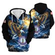 Premium Custom Army National Guard Zip Up Hoodie VPVC609578, Gifts For Army National Guard Veteran, Gifts For Veterans Day.