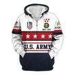 Premium Custom US Army Zip Up Hoodie VPVC609591, Gifts For Army Veteran, Gifts For Veterans Day.