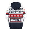Premium Custom Army National Guard Zip Up Hoodie VPVC609598, Gifts For Army National Guard Veteran, Gifts For Veterans Day.
