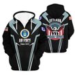 Premium Custom USAF Zip Up Hoodie VPVC609604, Gifts For Air Force Veteran, Gifts For Veterans Day.
