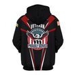 Premium Custom US Veteran Zip Up Hoodie VPVC609607, Gifts For US Veteran, Gifts For Veterans Day.