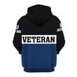 Premium Custom USAF Zip Up Hoodie VPVC609614, Gifts For Air Force Veteran, Gifts For Veterans Day.