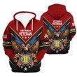 Premium Custom Vietnam Veteran Zip Up Hoodie VPVC609626, Gifts For Vietnam Veteran, Gifts For Veterans Day.
