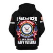 Premium Custom US Navy Zip Up Hoodie VPVC609632, Gifts For Navy Veteran, Gifts For Veterans Day.