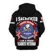 Premium Custom US Seabees Zip Up Hoodie VPVC609639, Gifts For Seabees Veteran, Gifts For Veterans Day.
