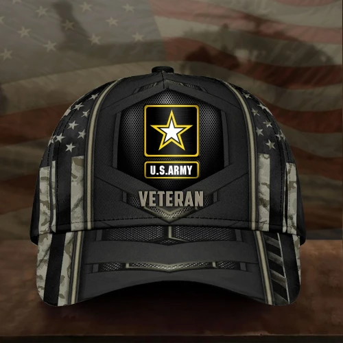 Premium US Army Veteran 3D Cap PVC080402
