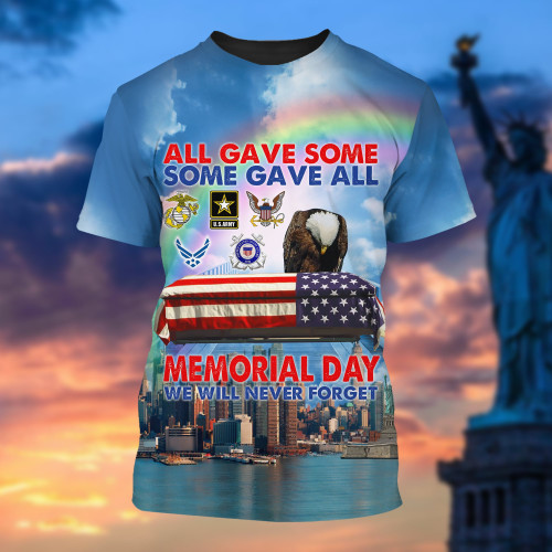 Premium Memorial Day We Will Never Forget T-shirt PVC280302