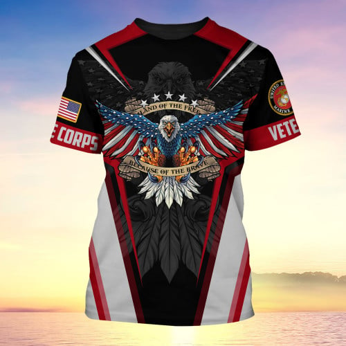 Premium Eagle Multiservice U.S Veteran T-Shirt PVC030801