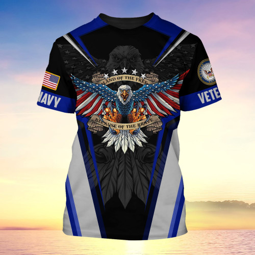 Premium Eagle Multiservice U.S Veteran T-Shirt PVC030801