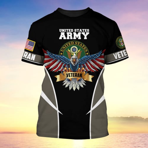 Premium Eagle US Veteran T-Shirt NPVC130801