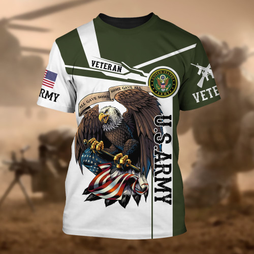Premium Eagle US Veteran T-Shirt NPVC240802