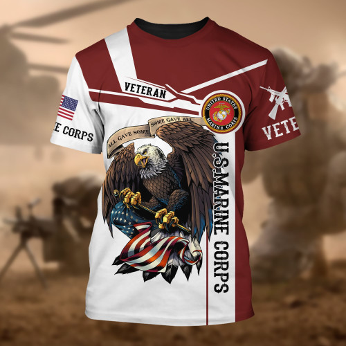 Premium Eagle US Veteran T-Shirt NPVC240802